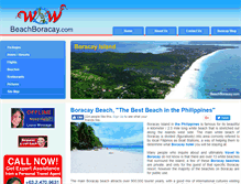 Tablet Screenshot of beachboracay.com
